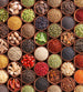 Dimex Spice Bowls Wall Mural 225x250cm 3 Panels | Yourdecoration.com