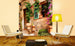 Dimex Street Garden Wall Mural 225x250cm 3 Panels Ambiance | Yourdecoration.com