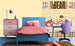 Dimex Teddy Bear Wall Mural 225x250cm 3 Panels Ambiance | Yourdecoration.com