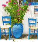 Dimex Traditional Greece Wall Mural 225x250cm 3 Panels | Yourdecoration.com