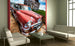 Dimex Veteran Car Wall Mural 375x250cm 5 Panels Ambiance | Yourdecoration.com