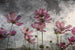 Dimex Violet Flower Abstract Wall Mural 375x250cm 5 Panels | Yourdecoration.com