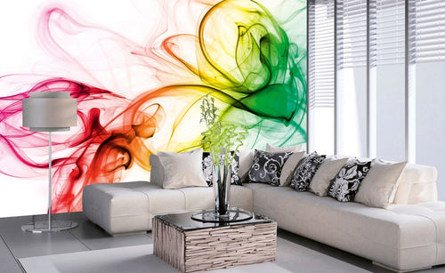 Dimex Warm Smoke Wall Mural 375x250cm 5 Panels Ambiance | Yourdecoration.com