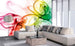 Dimex Warm Smoke Wall Mural 375x250cm 5 Panels Ambiance | Yourdecoration.com