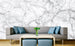 Dimex White Marble Wall Mural 375x250cm 5 Panels Ambiance | Yourdecoration.com