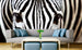 Dimex Zebra Wall Mural 375x250cm 5 Panels Ambiance | Yourdecoration.com