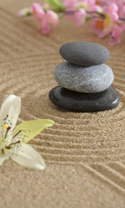 Dimex Zen Garden Wall Mural 150x250cm 2 Panels | Yourdecoration.com