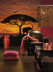 Komar African Sunset Wall Mural National Geographic 194x270cm | Yourdecoration.com