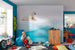 Komar Arctic Polar Bear Non Woven Wall Mural 400x280cm 8 Panels Ambiance | Yourdecoration.com