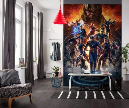 Avengers vs Thanos Murals 200x280cm Non-Woven