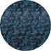 Komar Azul Wall Mural 125x125cm Round | Yourdecoration.com