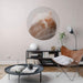 Komar Bearava Wall Mural 125x125cm Round Ambiance | Yourdecoration.com