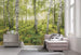 Komar Birch Trees Non Woven Wall Mural 400x250cm 4 Panels Ambiance | Yourdecoration.com