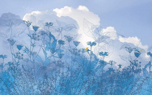 Komar Blue Sky Non Woven Wall Mural 400x250cm 4 Panels | Yourdecoration.com