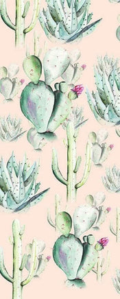 Komar Cactus Rose Non Woven Wall Mural 100x250cm 1 baan | Yourdecoration.com