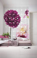 Komar Flowers and Dots Non Woven Wall Mural 200x250cm 2 Panels Ambiance | Yourdecoration.com