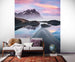 Komar Glowing Vestrahorn Non Woven Wall Mural 200x250cm 2 Panels Ambiance | Yourdecoration.com