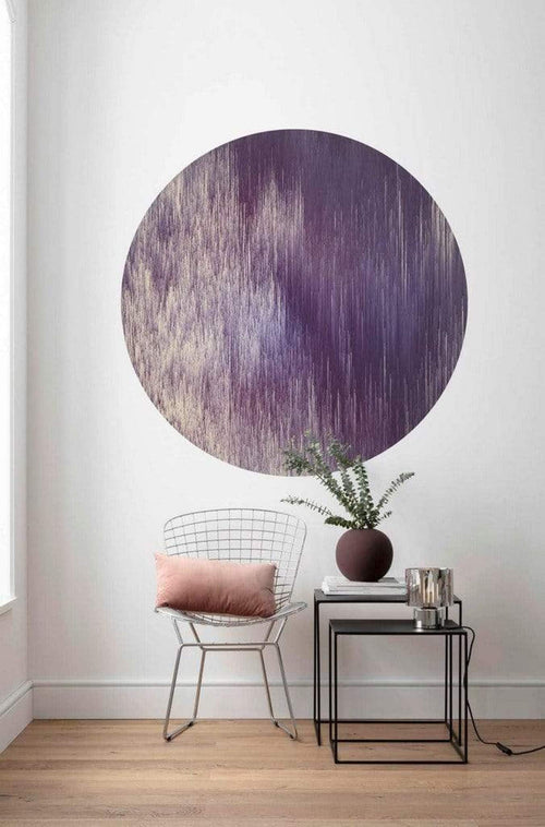 Komar Harmony Wall Mural 125x125cm Round Ambiance | Yourdecoration.com