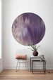 Komar Harmony Wall Mural 125x125cm Round Ambiance | Yourdecoration.com