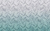 Komar Herringbone Mint Non Woven Wall Mural 400x250cm 4 Panels | Yourdecoration.com