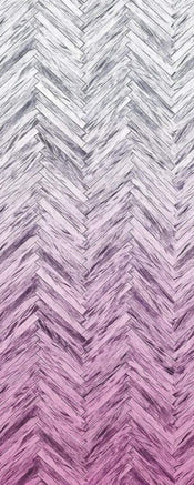 Komar Herringbone Pink Non Woven Wall Mural 100x250cm 1 baan | Yourdecoration.com