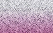 Komar Herringbone Pink Non Woven Wall Mural 400x250cm 4 Panels | Yourdecoration.com