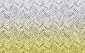 Komar Herringbone Yellow Non Woven Wall Mural 400x250cm 4 Panels | Yourdecoration.com