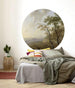 Komar Horizon Wall Mural 125x125cm Round Ambiance | Yourdecoration.com