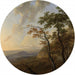 Komar Horizon Wall Mural 125x125cm Round | Yourdecoration.com