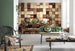 Komar Lumbercheck Wall Mural 368x254cm | Yourdecoration.com