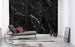 Komar Marble Black Non Woven Wall Mural 400x250cm 4 Panels Ambiance | Yourdecoration.com