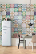 Komar Marrakech Mosaik Non Woven Wall Murals 400x250cm 4 panels Ambiance | Yourdecoration.com