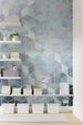 Komar Mosaik Azzuro Non Woven Wall Mural 200x250cm 2 Panels Ambiance | Yourdecoration.com