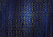 Komar Mystique Bleu Non Woven Wall Mural 400x280cm 8 Panels | Yourdecoration.com
