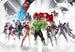 Komar Non Woven Wall Mural 8 4032 Avengers Unite | Yourdecoration.com