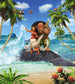 Komar Non Woven Wall Mural Iadx5 012 Moana Beach | Yourdecoration.com