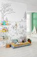 Komar Non Woven Wall Mural Iadx4 043 Winnie Pooh Walk Interieur | Yourdecoration.com