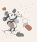 Komar Non Woven Wall Mural Iadx5 045 Mickey Organic Shapes | Yourdecoration.com