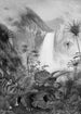 Komar Non Woven Wall Mural Iax4 0020 Jurassic Waterfall | Yourdecoration.com