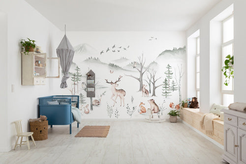 Komar Non Woven Wall Mural Iax8 0034 Cozy Woods Interieur | Yourdecoration.com