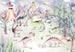 Komar Non Woven Wall Mural Iax8 0037 Dino Playground | Yourdecoration.com