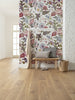 Komar Non Woven Wall Mural Inx4 037 Fleurs De Rêve Interieur | Yourdecoration.com