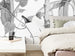 Komar Non Woven Wall Mural Inx8 082 Croissances Monochrome Detail | Yourdecoration.com