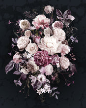 Komar Non Woven Wall Mural X4 1018 Bouquet Noir | Yourdecoration.com