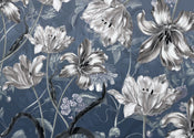 Komar Non Woven Wall Mural X7 1041 Merian Blue | Yourdecoration.com