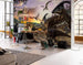 Komar Parasaurolophus Herd Non Woven Wall Mural 450x280cm 9 Panels Ambiance | Yourdecoration.com