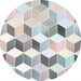 Komar Pastel Deluxe Wall Mural 125x125cm Round | Yourdecoration.com