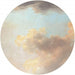 Komar Relic Clouds Wall Mural 125x125cm Round | Yourdecoration.com