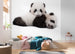 Komar Reuzenpanda Non Woven Wall Mural 300X280Cm 6 Parts Ambiance | Yourdecoration.com