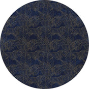 Komar Royal Blue Wall Mural 125x125cm Round | Yourdecoration.com